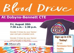 Blood Drive At D B Cte Dobyns Bennett High School