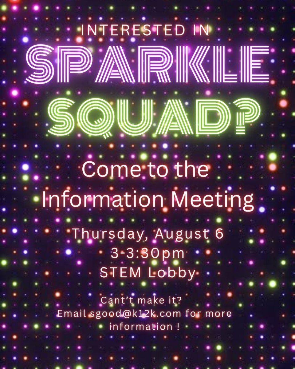 Sparkle Squad Interest Meeting Information